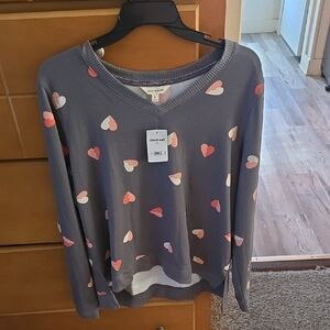 Lucky Brand Charcoal Knit Sweater